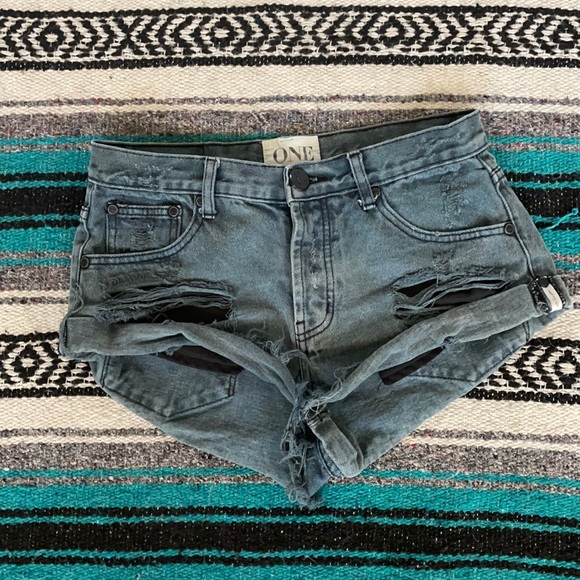 One teaspoon x free people bandit shorts - Picture 1 of 4
